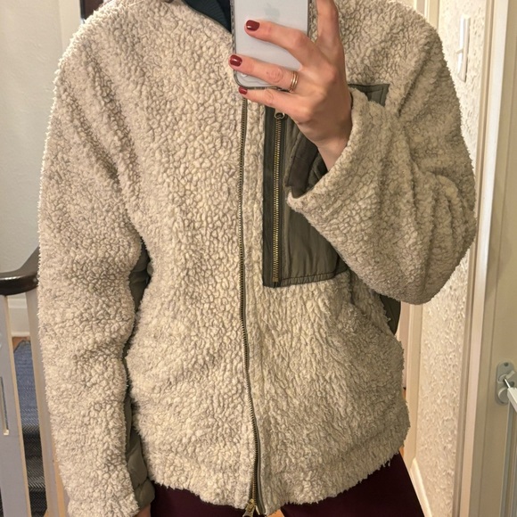 We The Free Rivington Sherpa Jacket Slouchy Desert - Picture 5 of 6